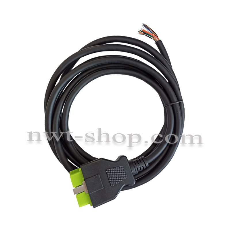 سوکت OBD با کابل 3 متري سرسبز