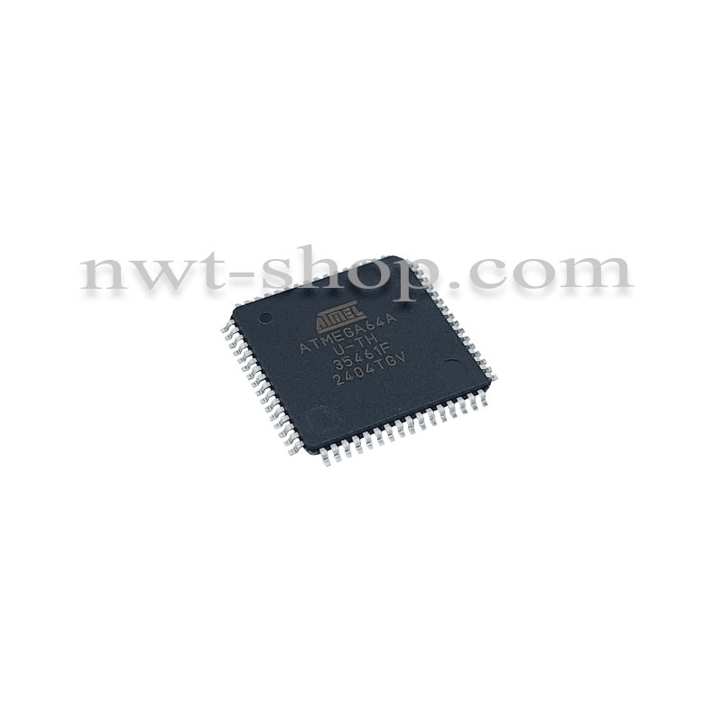 آي سي ATMEGA64A-AU SMD برند MICROCHIP ORIGINAL