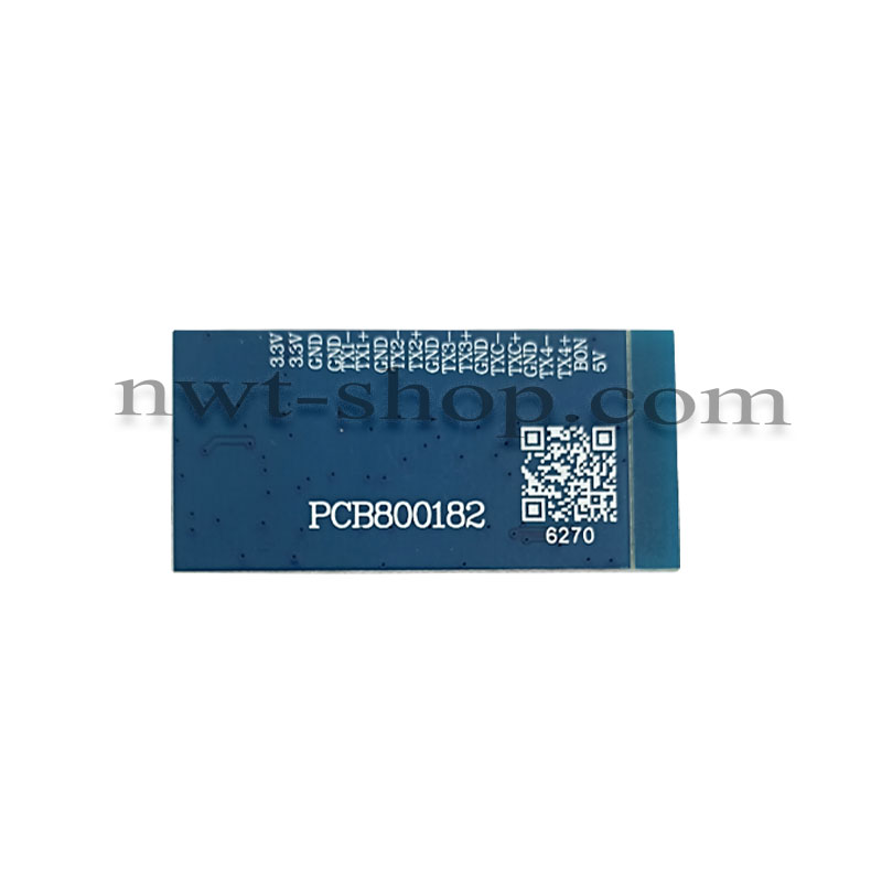 برد تبديل LVDS به LVDS 40pin (40پين) با کابل رابط (PCB800182)