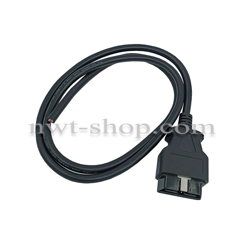 سوکت OBD با کابل يک متري سر مشکي